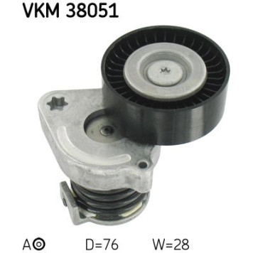 SKF VKM 38051 Spannrolle, Keilrippenriemen SKF VKM 38051 Spannrolle, Keilrippenriemen