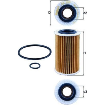 Knecht OX 209D Ölfilter Knecht OX 209D Ölfilter