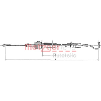 Metzger 11.082 Gaszug Metzger 11.082 Gaszug