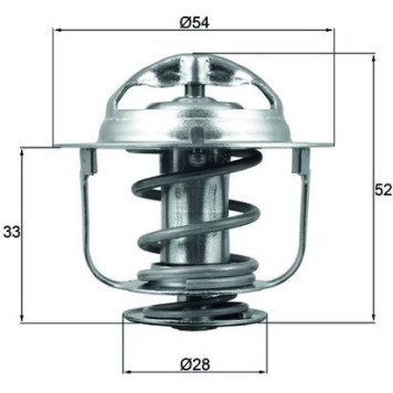 Mahle TX 198 88D Thermostat, Kühlmittel BEHR