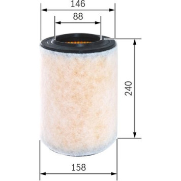 BOSCH F 026 400 298 Luftfilter BOSCH F 026 400 298 Luftfilter