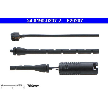 ATE 24.8190-0207.2 Warnkontakt, Bremsbelagverschleiß für BMW 3er, Z3 ATE 24.8190-0207.2 Warnkontakt, Bremsbelagverschleiß für BMW 3er, Z3