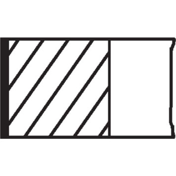 Mahle 082 73 N0 Kolbenringsatz Mahle 082 73 N0 Kolbenringsatz