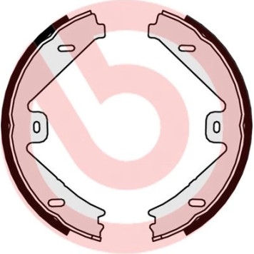 Brembo S 50 525 Bremsbackensatz, Feststellbremse ESSENTIAL LINE