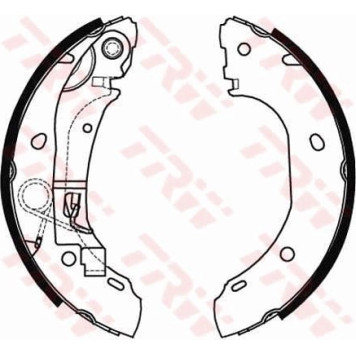 TRW GS8472 Bremsbackensatz