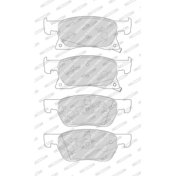 Ferodo FDB4933 Bremsbelagsatz, Scheibenbremse PREMIER ECO FRICTION Ferodo FDB4933 Bremsbelagsatz, Scheibenbremse PREMIER ECO FRICTION