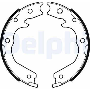 Delphi LS2137 Bremsbackensatz
