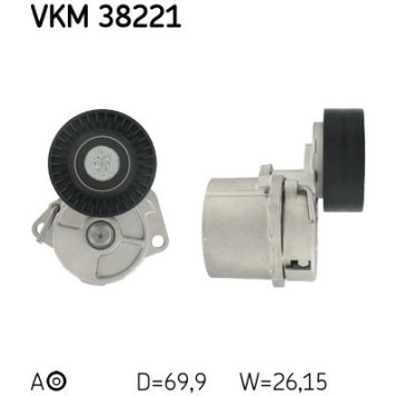 SKF VKM 38221 Spannrolle, Keilrippenriemen SKF VKM 38221 Spannrolle, Keilrippenriemen