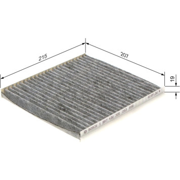 BOSCH 1 987 432 320 Innenraumfilter BOSCH 1 987 432 320 Innenraumfilter