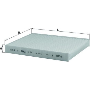 Knecht LA 144 Filter, Innenraumluft Knecht LA 144 Filter, Innenraumluft
