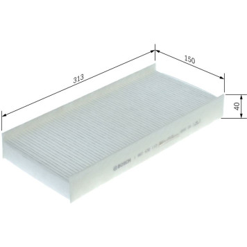 BOSCH 1 987 432 112 Innenraumfilter