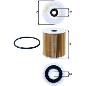 Knecht OX 175D Ölfilter Knecht OX 175D Ölfilter