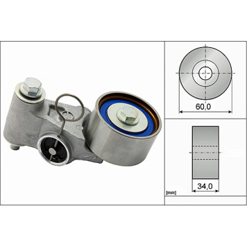 INA 531 0655 20 Spannrolle, Zahnriemen INA 531 0655 20 Spannrolle, Zahnriemen