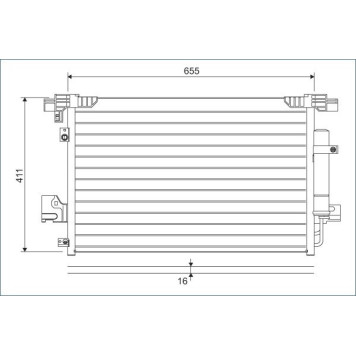 Valeo 814315 Kondensator, Klimaanlage Valeo 814315 Kondensator, Klimaanlage
