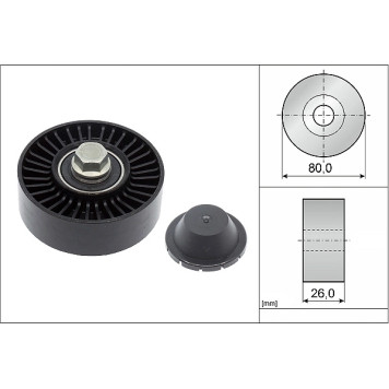 INA 532 0512 10 Umlenkrolle/Führungsrolle, Keilrippenriemen INA 532 0512 10 Umlenkrolle/Führungsrolle, Keilrippenriemen
