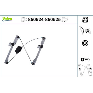 Valeo 850525 Fensterheber Valeo 850525 Fensterheber