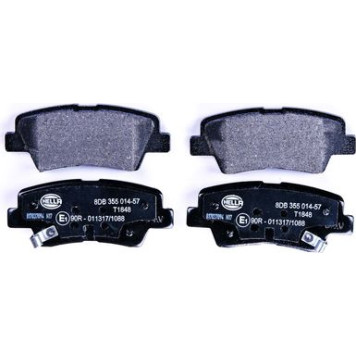 Hella 8DB 355 014-571 Bremsbelagsatz, Scheibenbremse