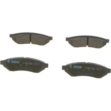 BOSCH 0 986 494 172 Bremsbelagsatz, Scheibenbremse BOSCH 0 986 494 172 Bremsbelagsatz, Scheibenbremse