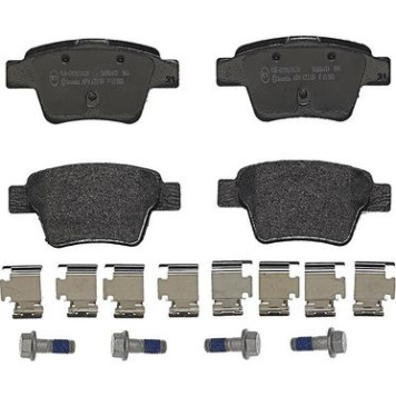 Brembo P 61 080 Bremsbelagsatz, Scheibenbremse PRIME LINE