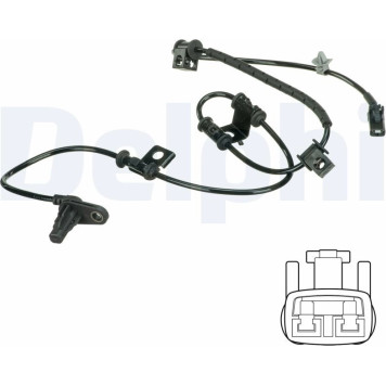 Delphi SS20615 Sensor, Raddrehzahl Delphi SS20615 Sensor, Raddrehzahl