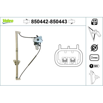 Valeo 850443 Fensterheber Valeo 850443 Fensterheber