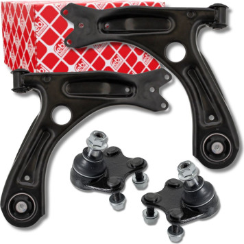 FEBI Querlenkersatz mit Traggelenk VORNE für VW UP (40594 + 40595 + 36051 + 36052) FEBI Querlenkersatz mit Traggelenk VORNE für VW UP (40594 + 40595 + 36051 + 36052)