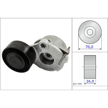 INA 534 0470 10 Spannarm, Keilrippenriemen