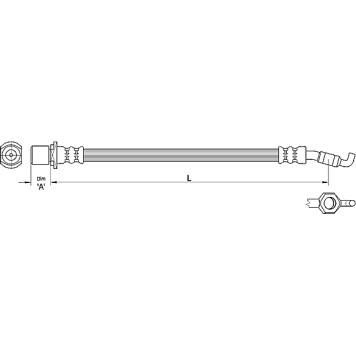 Metzger 4110286 Bremsschlauch