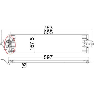Mahle CLC 49 000P Ölkühler, Automatikgetriebe BEHR Premium Line Mahle CLC 49 000P Ölkühler, Automatikgetriebe BEHR Premium Line