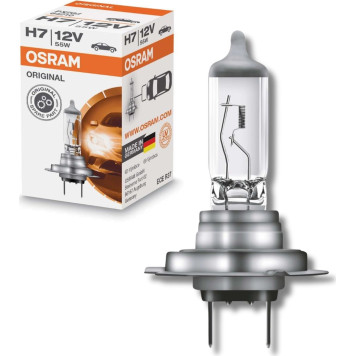 OSRAM 64210 H7 Glühlampe 12V 55W PX26d, 3200K, Halogen OSRAM 64210 H7 Glühlampe 12V 55W PX26d, 3200K, Halogen
