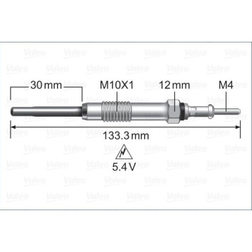 Valeo 345243 Glühkerze Valeo 345243 Glühkerze