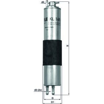 Knecht KL 149 Kraftstofffilter Knecht KL 149 Kraftstofffilter