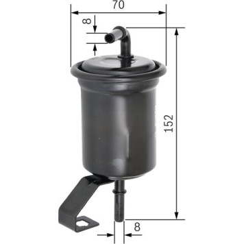 BOSCH F 026 403 756 Kraftstofffilter