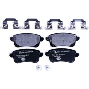 Hella 8DB 355 023-211 Bremsbelagsatz, Scheibenbremse