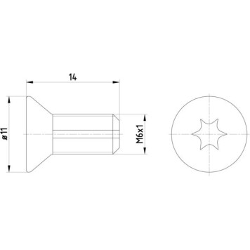Hella Pagid 8DZ 355 209-121 Schraube, Bremsscheibe Hella Pagid 8DZ 355 209-121 Schraube, Bremsscheibe