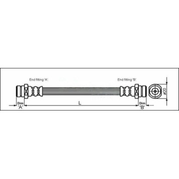 Metzger 4113310 Bremsschlauch Metzger 4113310 Bremsschlauch