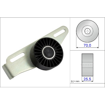INA 531 0868 10 Spannrolle, Keilrippenriemen