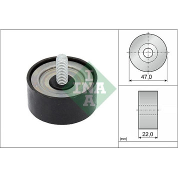 INA 532 1001 10 Umlenkrolle/Führungsrolle, Keilrippenriemen INA 532 1001 10 Umlenkrolle/Führungsrolle, Keilrippenriemen