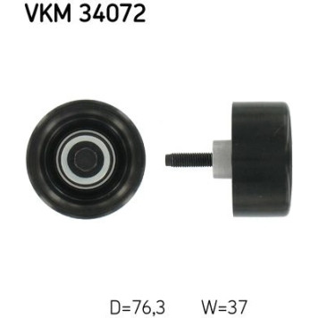 SKF VKM 34072 Umlenkrolle/Führungsrolle, Keilrippenriemen