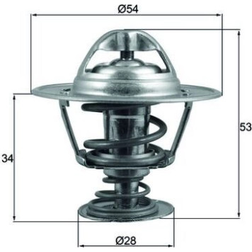Mahle TX 203 88D Thermostat, Kühlmittel BEHR Mahle TX 203 88D Thermostat, Kühlmittel BEHR
