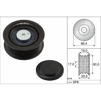 INA 532 0642 10 Umlenkrolle/Führungsrolle, Keilrippenriemen INA 532 0642 10 Umlenkrolle/Führungsrolle, Keilrippenriemen