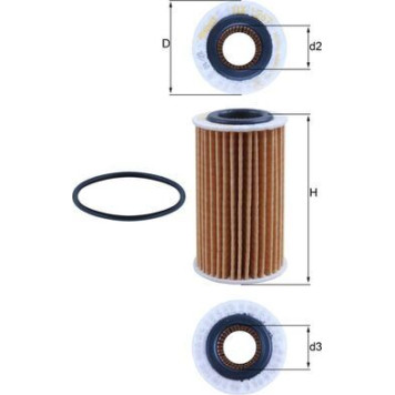 Knecht OX 1267D Ölfilter