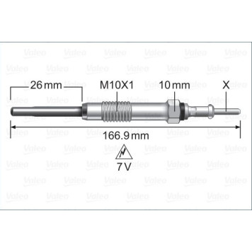 Valeo 345259 Glühkerze Valeo 345259 Glühkerze