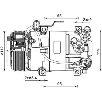 Mahle ACP 1461 000P Kompressor, Klimaanlage BEHR Premium Line Mahle ACP 1461 000P Kompressor, Klimaanlage BEHR Premium Line