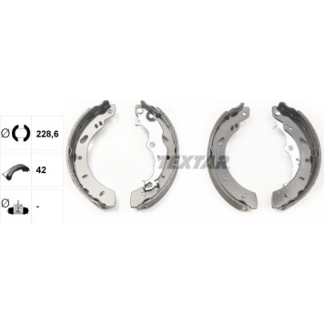 Textar 91079800 Bremsbackensatz Textar 91079800 Bremsbackensatz