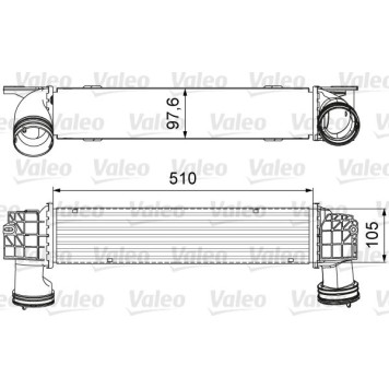 Valeo 818664 Ladeluftkühler
