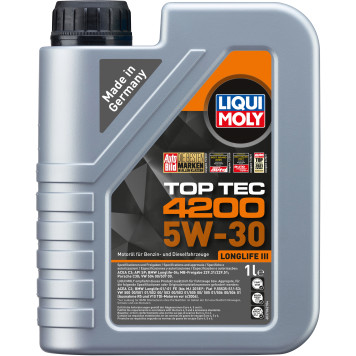 LIQUI MOLY 3706 Motoröl Top Tec 4200 5W-30 1 l 4200 5W-30 New Generation