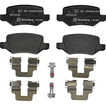 Brembo P 50 058 Bremsbelagsatz, Scheibenbremse PRIME LINE Brembo P 50 058 Bremsbelagsatz, Scheibenbremse PRIME LINE