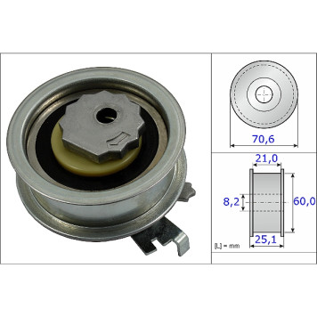 INA 531 0882 10 Spannrolle, Zahnriemen