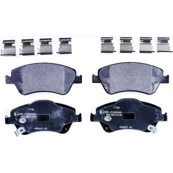 Hella 8DB 355 013-561 Bremsbelagsatz, Scheibenbremse Hella 8DB 355 013-561 Bremsbelagsatz, Scheibenbremse